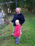 J-C Laurent et son petit fils