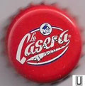  CHAPA DE GASEOSA DE ESPAÑA - LA CASERA (U) (USADA) 1€.