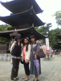 Front of the Three-Storey Pagodas at Ishite-ji Temple