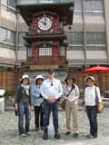 Front of the mechanical clock in Dogo