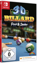 Packshot 3D Billard - Pool & Snooker für Nintendo Switch