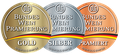 AWC Vienna Seal of Approval Silber Kammerpreismünze Gold Bronze Medallie Wein 