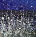 Sinfonie in blau II, Acryl auf Leinwand, 40x40x4 cm, 460 €