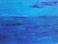 Sinfonie in blau III, Acryl auf Leinwand, 40x50x4 cm, 480 €