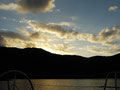 sunrise vom Boot us