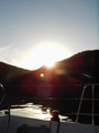 sunrise vom Boot us