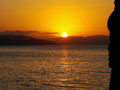 sunset vom Boot us