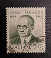 1974 -  ITALIE - yt IT 1170 - Luigi Einaudi était un universitaire, économiste, journaliste et homme d'État italien, président de la République de 1948 à 1955 dessiné par Vittorio Nicastro