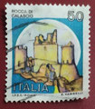 1980 ITALIE - yt IT 1437 -  -Rocca di Calascio, l'Aquila dessiné par Mele, Tullio (1929-2008) - MICHEL 1705IIC