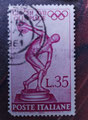 1960-ytIT816 - Jeux olympiques d'été - Lanceur de disque dessiné par Canfarini et Marangoni