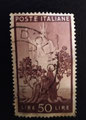 1945 - ITALIE - yt IT 502 - Arbre de floraison et Italie dessiné par Renato Garrasi (1915-1990)