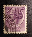 1955  -ITALIE - yt IT716  -Italia turrita une figure allégorique féminine personnifiant l'Italie dessiné par Vittorio Grassi (1878-1958)