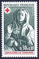 1973- YT 1779. Au profit de la Croix rouge. Taille douce. Dentelés 13. SEPULCRE DE TONNERRE (Marie Madeleine) dessiné par Pierre Gandon