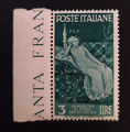 1946 - ITALIE - yv IT 505 -La paix dans l’allégorie du bon gouvernement par ambrogio lorenzetti sienne dessiné par Corrado Mezzana (1890-1952)
