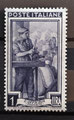 1950 - ITALIE AU TRAVAIL - yt IT 573 -L'officina PIEMONTE dessiné par MEZZANA CORRADO 1890-1952