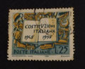 1958 - yt IT 756 - Anniversaire de la constitution Italienne dessiné par Marangoni T.