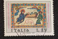 1971 - yt IT 1089 - NOEL - La naissance du Christ - Abbaye de Nonantola (Emilie Romagne)