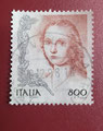 1998 ITALIE - Femme dans les arts - La dame à la licorne dessiné par TULLI Francesco d'après Rafaëllo (1483-1520) - YT2315 - MICHEL2582 - SCOTT 2286 - SGIBBONS 2508