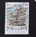 1976 - ITALIE - ytIT 12906 - Fontaine Madona di Verona date de 1368 et a été construite à partir de matériaux récupérés dans les arènes et les anciens thermes romains. Dessin Eros Donnini