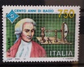 1991 - TIMBRE ITALIE - yt IT 1923 - 100 ANS RADIO - GALVANI LUICI dessiné par ANTONIO CIABURRO