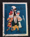 1974 - YTit 1206- Masques carnaval italien dessiné par Fanccinzani Giovanna