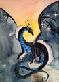 Dragon de Jeanne, 12 ans et demi (aquarelle sur papier)