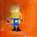 "Mignon" de Aaron, 8 ans (acrylique sur toile)