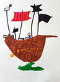 Bateau pirate de Clément, 6 ans