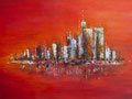 Manhattan 2, acrylique au couteau,