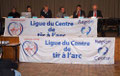 B. PHILIPPE président Ligue à la droite de J-M CLEROY Vice-Président au micro FFTA