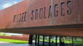 entrée remarquable du Musée Soulages de Rodez