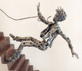 Uphill - Size (cm): 50x50x15 - metal artwork steel sculpture - (NOT AVAILABLE)