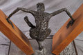  Beyond obstacle - Size (cm): 105x33x67 (NOT AVAILABLE) - metal sculpture