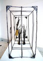 The traveller II- Size (cm): 60x40x20 - metal artwork steel sculpture