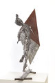 Wherever you are - Size (cm):  80x62x30 - metal artwork steel sculpture