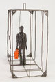 The traveler - Size (cm): 80x30x60 (NOT AVAILABLE) - metal sculpture