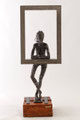 On the window - Size (cm): 36x28x96 (NOT AVAILABLE) - metal sculpture