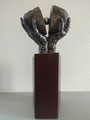 Rebirth - Size (cm): 30x20x62 - metal artwork steel sculpture