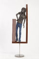 Waiting - Size (cm): 30x20x101 - metal sculpture