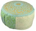 Meditationskissen rund luxus 15 cm aqua -1