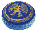 Meditationskissen-rund-10cm-blue- 1