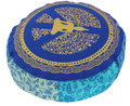 Meditationskissen-rund-10cm-blue- 2