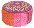 Meditationskissen rund luxus 15 cm bollywood -3