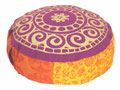 meditationskissen-rund-luxus-10cm-bollywood 2
