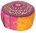 Meditationskissen rund luxus 15 cm bollywood -1