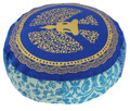 Meditationskissen-rund-10cm-blue- 5