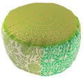 Meditationskissen rund luxus 15 cm green garden 3