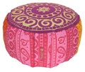 Meditationskissen rund luxus 15 cm bollywood -4