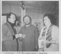 Lesung  im Atelier Franz Haas 1995  - am Foto mit  dem bekannten Lyriker Helmut Pacholik (links),  Franz  Haas +
