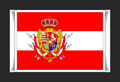 GRANDUCATO DI TOSCANA 1765 -1800 E 1814 -1859. QUESTA BANDIERA E LA SUCCESSIVA VARIANTE USARONO I COLORI AUSTRIACI 20 ANNI PRIMA - Da http://www.lalivornina.it